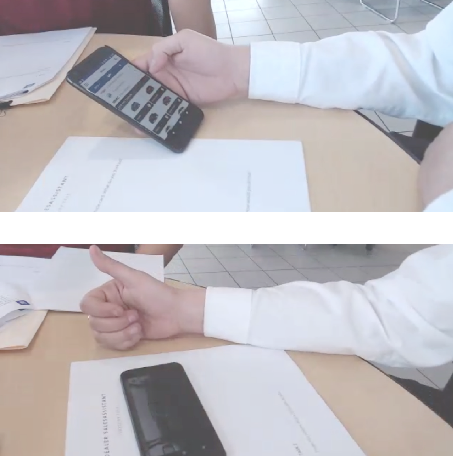 User testing